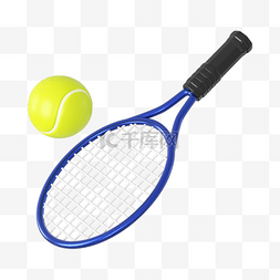 打网球线稿图片_3DC4D立体球类运动网球