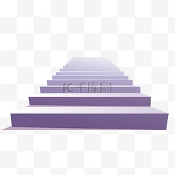 紫色庆祝图片_颁奖电商紫色楼梯