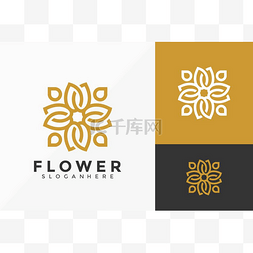 精品图标图片_雅致花卉精品标志设计，现代标志