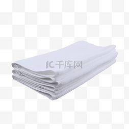 干净白色毛巾织物卫生