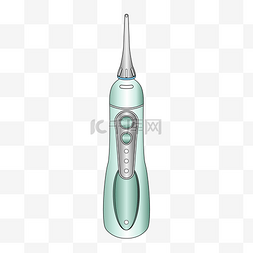 厕所冲水按钮图片_渐变色冲牙器洗牙口腔护理洁具插