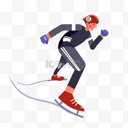 冰上运动图片_速度滑冰运动员冬奥会