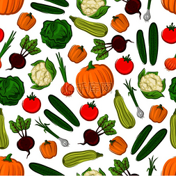 甜菜图片_新鲜的农场蔬菜背景有番茄、洋葱