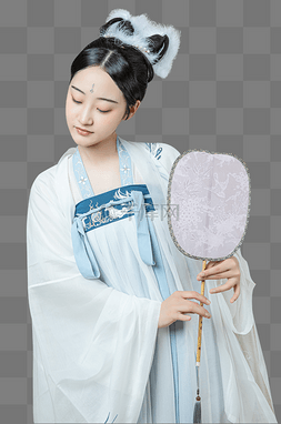 中秋节汉服图片_汉服古代美女