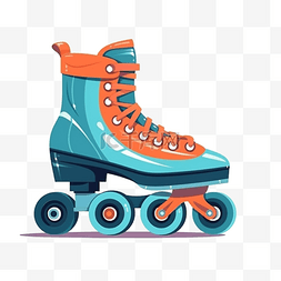 卡通天文体图片_滑冰鞋体育用品锻炼娱乐