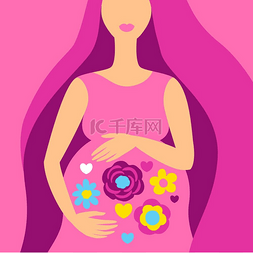 健康的孕妇图片_怀孕快乐。