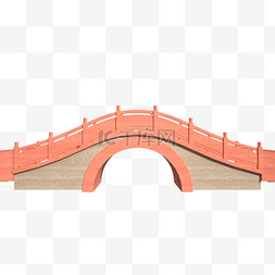 拱桥开业图片_C4D粉色七夕拱桥模型