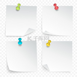 彩色文具图片彩色图片_固定纸张套装一套白纸清洁纸在透
