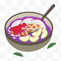 巴西莓图片_美味健康的食物巴西莓碗