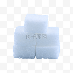 糖晶体图片_白色堆叠糖块立方体