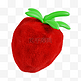 3DC4D立体毛绒水果草莓