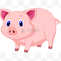 手绘可爱猪猪图片_可爱的猪漫画