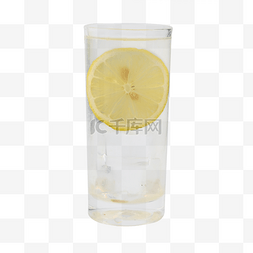 柠檬水玻璃杯清爽柠檬