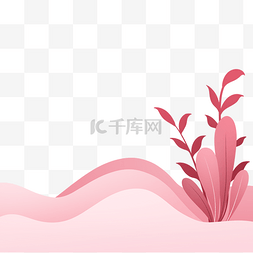 山粉色图片_520情人节粉色植物风景