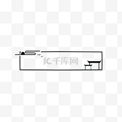 建筑图片_徽派建筑中式标题栏标题框边框