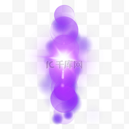 紫色亮晶晶图片_紫色光圈爆闪十字抽象光效