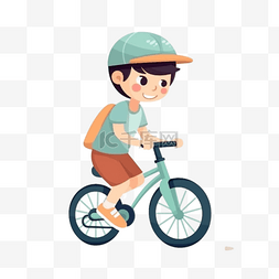 骑二八自行车的人图片_卡通手绘骑自行车儿童