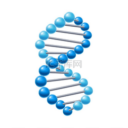 生物科学插图图片_Dna 分子结构的插图。