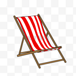 户外沙滩椅剪贴画
