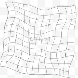 空间扭曲图片_抽象扭曲几何正方形图形错觉形状