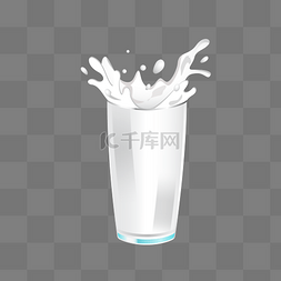 牛奶喷溅png图片_飞溅牛奶早餐奶