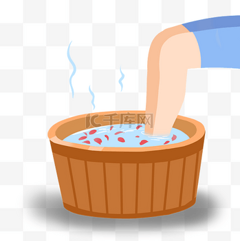 秋冬秋天冬天养生泡脚理疗足疗足浴