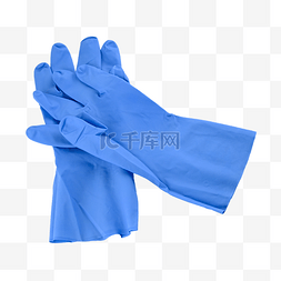 手套蓝色清洁医用