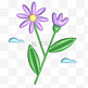 春天紫色花朵