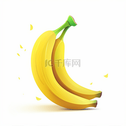 香蕉图片_黄色热带水果香蕉