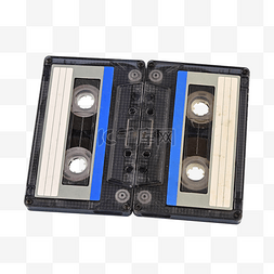 复古媒体盒式音频磁带