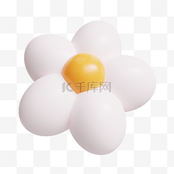 立体植物图片_3D立体花朵气球花