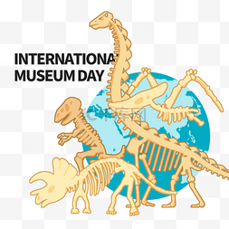 恐龙考古图片_恐龙化石国际博物馆日