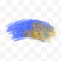 污渍痕迹图片_蓝色抽象弧形涂鸦水彩污渍