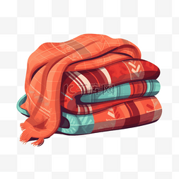 秋冬季毛毯图片_毛毯堆家具床上用品日用品
