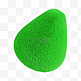 3DC4D立体绿色毛绒几何体
