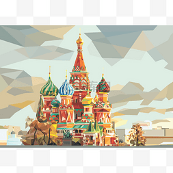 莫斯科红场图片_在俄罗斯莫斯科红场圣瓦西里大教