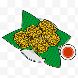 印度印度尼西亚图片_Tempe Goreng金印度菜