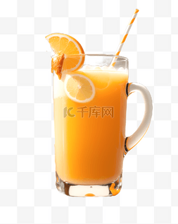饮料果汁奶甜品橘子汁