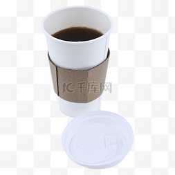白色咖啡杯能量热饮