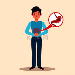 特征图片_慢性胃炎年轻男性患者扁平特征显