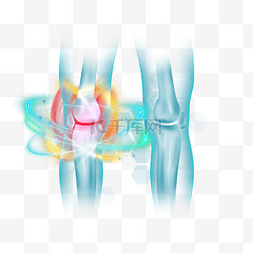 只有腿部图片_光效身体关节腿部