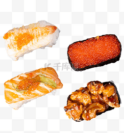 刺身冰盘图片_日式小吃寿司海苔米饭食物