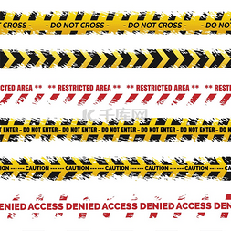 此门禁止能行图片_危险磁带矢量垃圾磁带收集危险带
