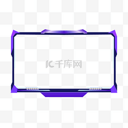 游戏游戏平台图片_抽搐直播覆盖紫色角度冷边框