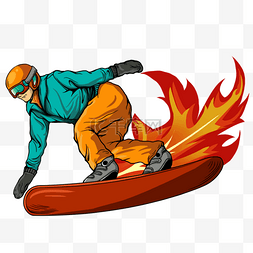 滑雪板单板图片_单板滑雪运动员