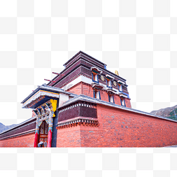 国朝潮建筑图片_拉卜楞寺寺院藏传佛教甘南5A景区