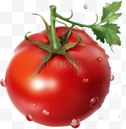 卡通西红柿蔬菜水果