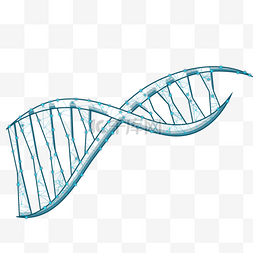 螺旋dna抽象光效分子结构