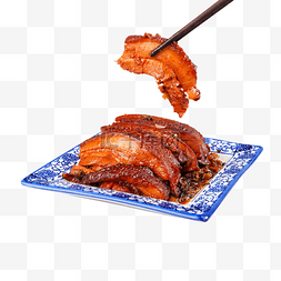 肉片图片_梅菜扣肉肉片