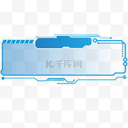 注释小框图片_科技科技风标题框注释框